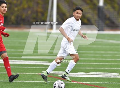 Thumbnail 2 in De La Salle vs. Orange Lutheran (Adidas So Cal College Showcase) photogallery.