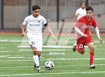 Thumbnail 1 in De La Salle vs. Orange Lutheran (Adidas So Cal College Showcase) photogallery.