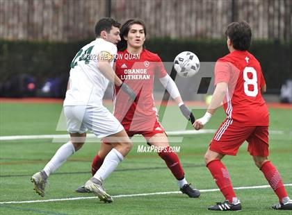 Thumbnail 2 in De La Salle vs. Orange Lutheran (Adidas So Cal College Showcase) photogallery.