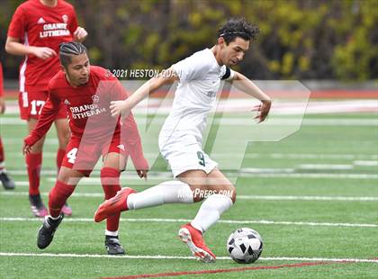 Thumbnail 1 in De La Salle vs. Orange Lutheran (Adidas So Cal College Showcase) photogallery.