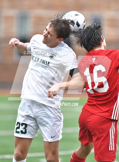 Thumbnail 1 in De La Salle vs. Orange Lutheran (Adidas So Cal College Showcase) photogallery.