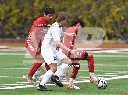 Thumbnail 2 in De La Salle vs. Orange Lutheran (Adidas So Cal College Showcase) photogallery.