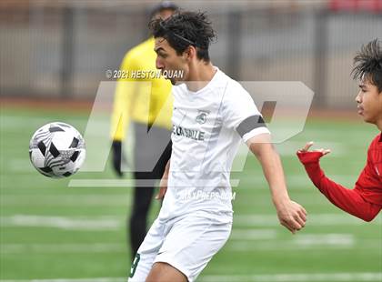 Thumbnail 2 in De La Salle vs. Orange Lutheran (Adidas So Cal College Showcase) photogallery.