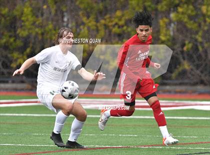Thumbnail 1 in De La Salle vs. Orange Lutheran (Adidas So Cal College Showcase) photogallery.