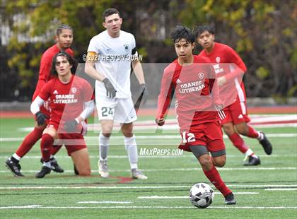 Thumbnail 3 in De La Salle vs. Orange Lutheran (Adidas So Cal College Showcase) photogallery.