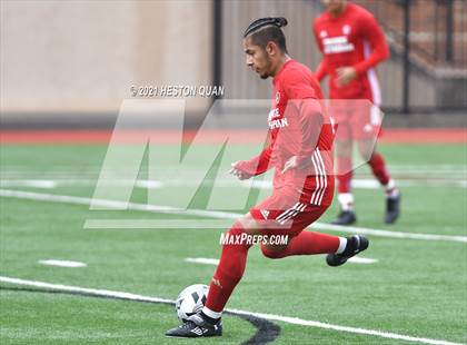 Thumbnail 2 in De La Salle vs. Orange Lutheran (Adidas So Cal College Showcase) photogallery.