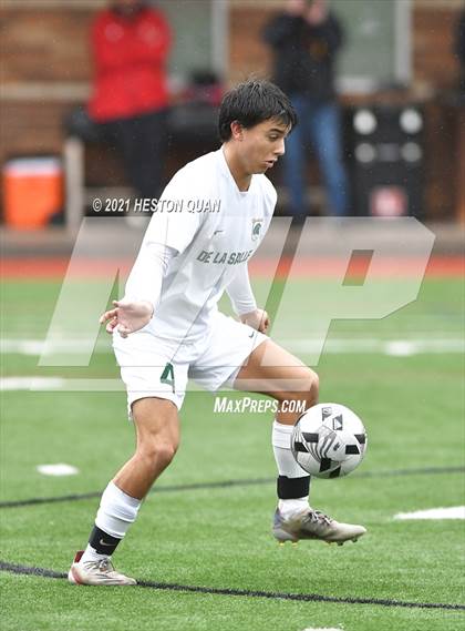 Thumbnail 2 in De La Salle vs. Orange Lutheran (Adidas So Cal College Showcase) photogallery.