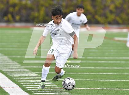 Thumbnail 1 in De La Salle vs. Orange Lutheran (Adidas So Cal College Showcase) photogallery.