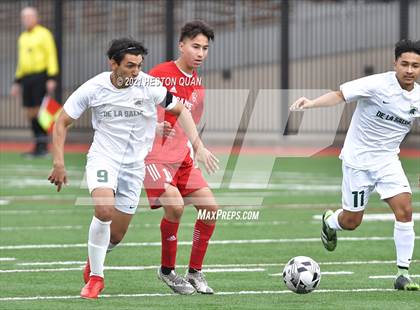 Thumbnail 2 in De La Salle vs. Orange Lutheran (Adidas So Cal College Showcase) photogallery.