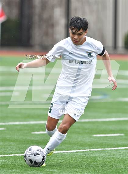 Thumbnail 1 in De La Salle vs. Orange Lutheran (Adidas So Cal College Showcase) photogallery.