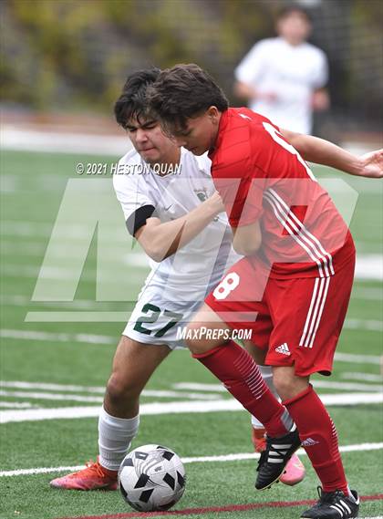 Thumbnail 3 in De La Salle vs. Orange Lutheran (Adidas So Cal College Showcase) photogallery.