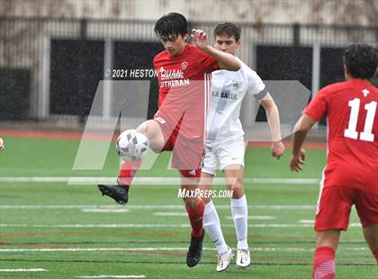 Thumbnail 3 in De La Salle vs. Orange Lutheran (Adidas So Cal College Showcase) photogallery.