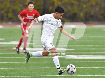 Thumbnail 1 in De La Salle vs. Orange Lutheran (Adidas So Cal College Showcase) photogallery.
