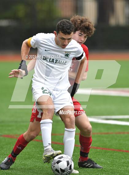 Thumbnail 3 in De La Salle vs. Orange Lutheran (Adidas So Cal College Showcase) photogallery.