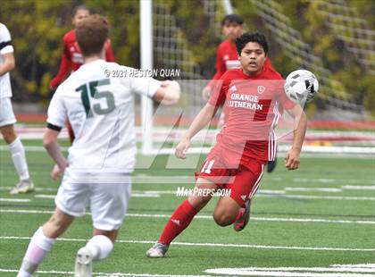 Thumbnail 2 in De La Salle vs. Orange Lutheran (Adidas So Cal College Showcase) photogallery.