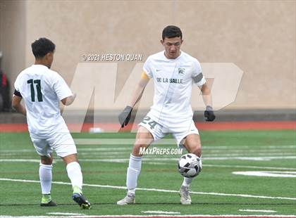 Thumbnail 2 in De La Salle vs. Orange Lutheran (Adidas So Cal College Showcase) photogallery.