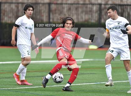 Thumbnail 3 in De La Salle vs. Orange Lutheran (Adidas So Cal College Showcase) photogallery.