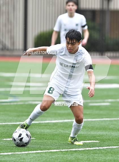 Thumbnail 1 in De La Salle vs. Orange Lutheran (Adidas So Cal College Showcase) photogallery.