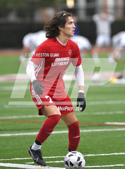 Thumbnail 3 in De La Salle vs. Orange Lutheran (Adidas So Cal College Showcase) photogallery.