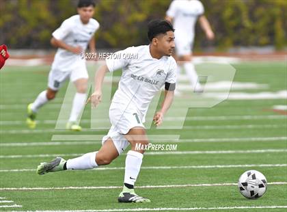 Thumbnail 1 in De La Salle vs. Orange Lutheran (Adidas So Cal College Showcase) photogallery.