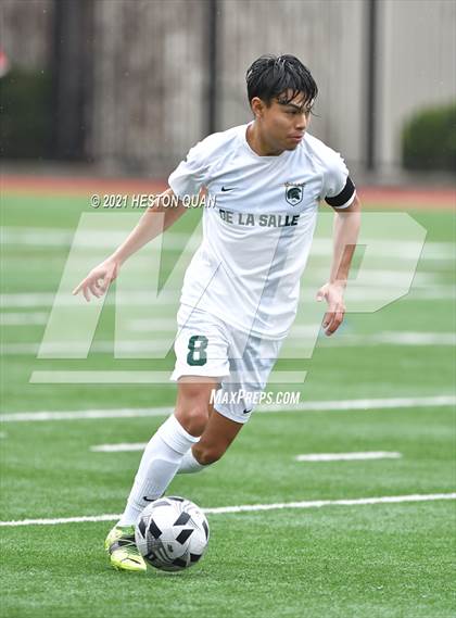 Thumbnail 3 in De La Salle vs. Orange Lutheran (Adidas So Cal College Showcase) photogallery.