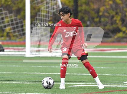 Thumbnail 1 in De La Salle vs. Orange Lutheran (Adidas So Cal College Showcase) photogallery.