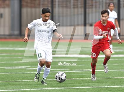 Thumbnail 3 in De La Salle vs. Orange Lutheran (Adidas So Cal College Showcase) photogallery.