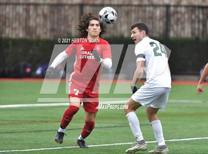 Thumbnail 3 in De La Salle vs. Orange Lutheran (Adidas So Cal College Showcase) photogallery.