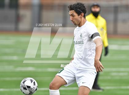 Thumbnail 1 in De La Salle vs. Orange Lutheran (Adidas So Cal College Showcase) photogallery.