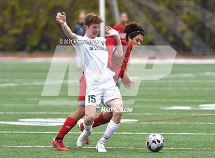 Thumbnail 2 in De La Salle vs. Orange Lutheran (Adidas So Cal College Showcase) photogallery.
