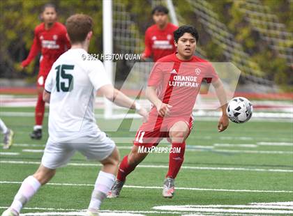 Thumbnail 3 in De La Salle vs. Orange Lutheran (Adidas So Cal College Showcase) photogallery.
