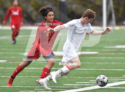 Thumbnail 2 in De La Salle vs. Orange Lutheran (Adidas So Cal College Showcase) photogallery.