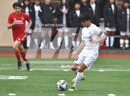 Thumbnail 2 in De La Salle vs. Orange Lutheran (Adidas So Cal College Showcase) photogallery.