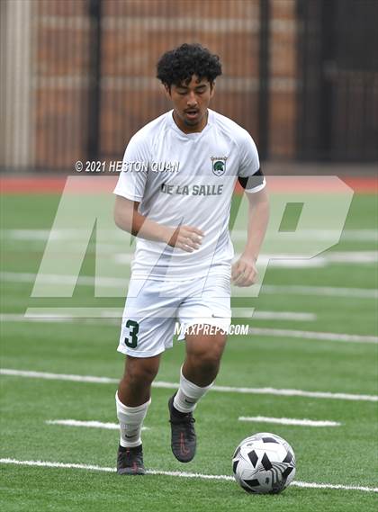 Thumbnail 2 in De La Salle vs. Orange Lutheran (Adidas So Cal College Showcase) photogallery.