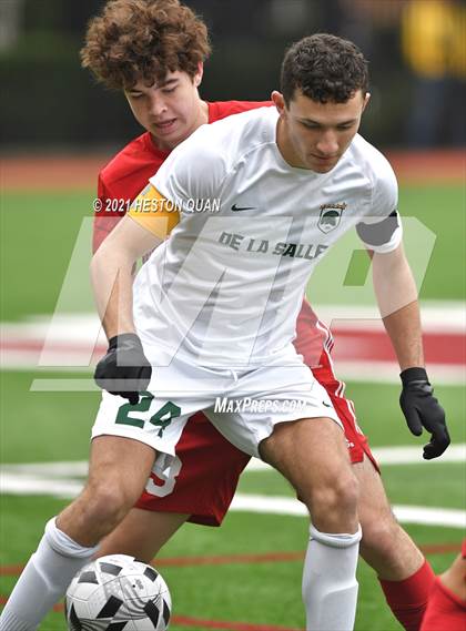 Thumbnail 3 in De La Salle vs. Orange Lutheran (Adidas So Cal College Showcase) photogallery.