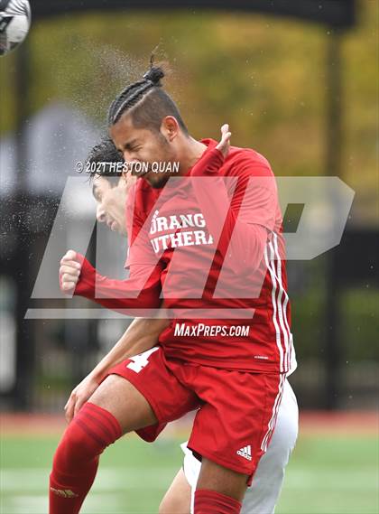 Thumbnail 2 in De La Salle vs. Orange Lutheran (Adidas So Cal College Showcase) photogallery.