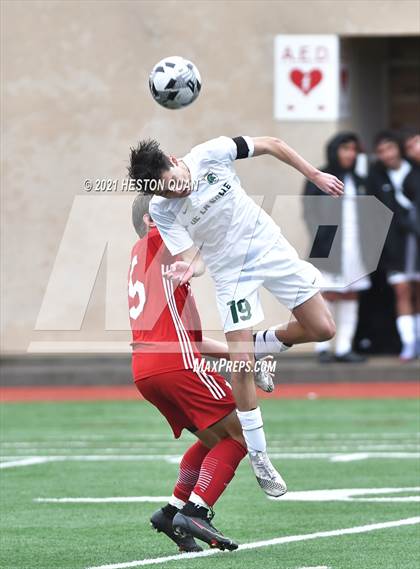 Thumbnail 1 in De La Salle vs. Orange Lutheran (Adidas So Cal College Showcase) photogallery.