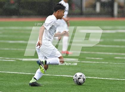 Thumbnail 2 in De La Salle vs. Orange Lutheran (Adidas So Cal College Showcase) photogallery.