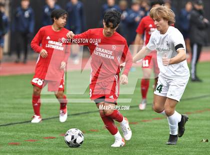 Thumbnail 1 in De La Salle vs. Orange Lutheran (Adidas So Cal College Showcase) photogallery.