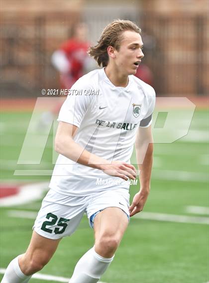 Thumbnail 1 in De La Salle vs. Orange Lutheran (Adidas So Cal College Showcase) photogallery.