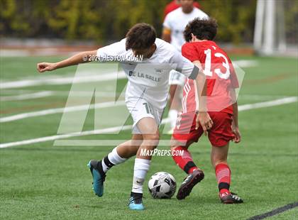 Thumbnail 1 in De La Salle vs. Orange Lutheran (Adidas So Cal College Showcase) photogallery.