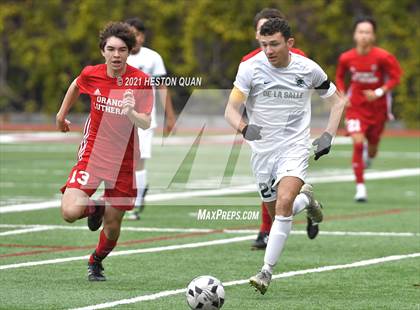 Thumbnail 3 in De La Salle vs. Orange Lutheran (Adidas So Cal College Showcase) photogallery.