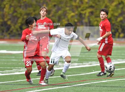 Thumbnail 2 in De La Salle vs. Orange Lutheran (Adidas So Cal College Showcase) photogallery.