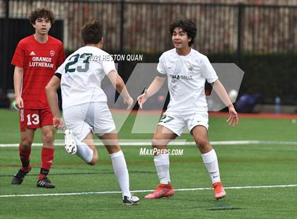 Thumbnail 2 in De La Salle vs. Orange Lutheran (Adidas So Cal College Showcase) photogallery.