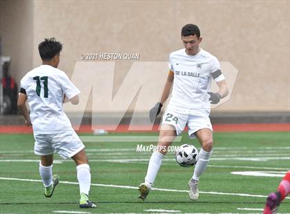 Thumbnail 1 in De La Salle vs. Orange Lutheran (Adidas So Cal College Showcase) photogallery.