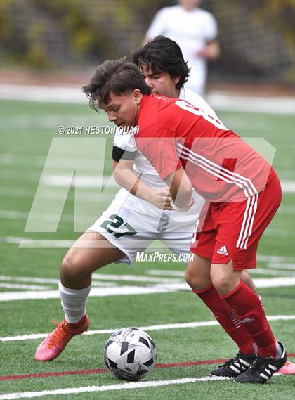 Thumbnail 2 in De La Salle vs. Orange Lutheran (Adidas So Cal College Showcase) photogallery.
