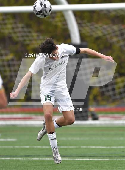 Thumbnail 1 in De La Salle vs. Orange Lutheran (Adidas So Cal College Showcase) photogallery.