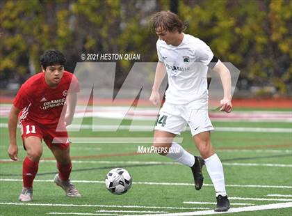Thumbnail 2 in De La Salle vs. Orange Lutheran (Adidas So Cal College Showcase) photogallery.