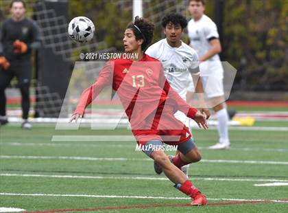 Thumbnail 2 in De La Salle vs. Orange Lutheran (Adidas So Cal College Showcase) photogallery.