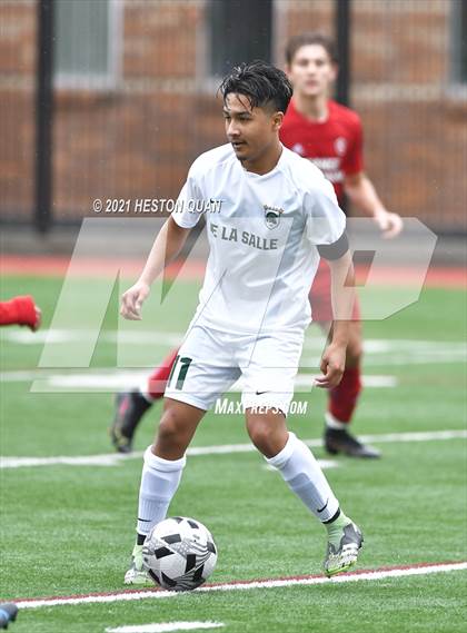 Thumbnail 1 in De La Salle vs. Orange Lutheran (Adidas So Cal College Showcase) photogallery.